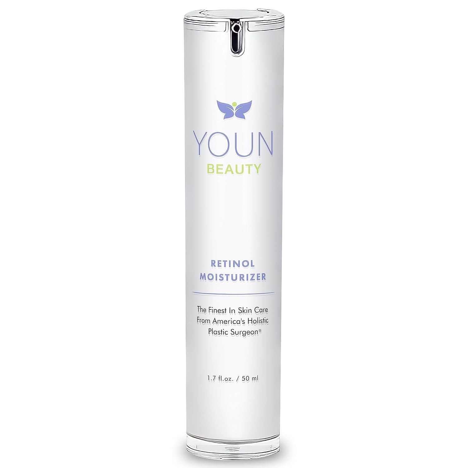 YOUN Beauty Retinol Night Cream Moisturizer for Face by Holistic Dr. Anthony Youn – Paraben-Free Face Moisturizer with Vitamin B5 & E, Hyaluronic Acid, and Green Tea for Skin Renewal, 50ml