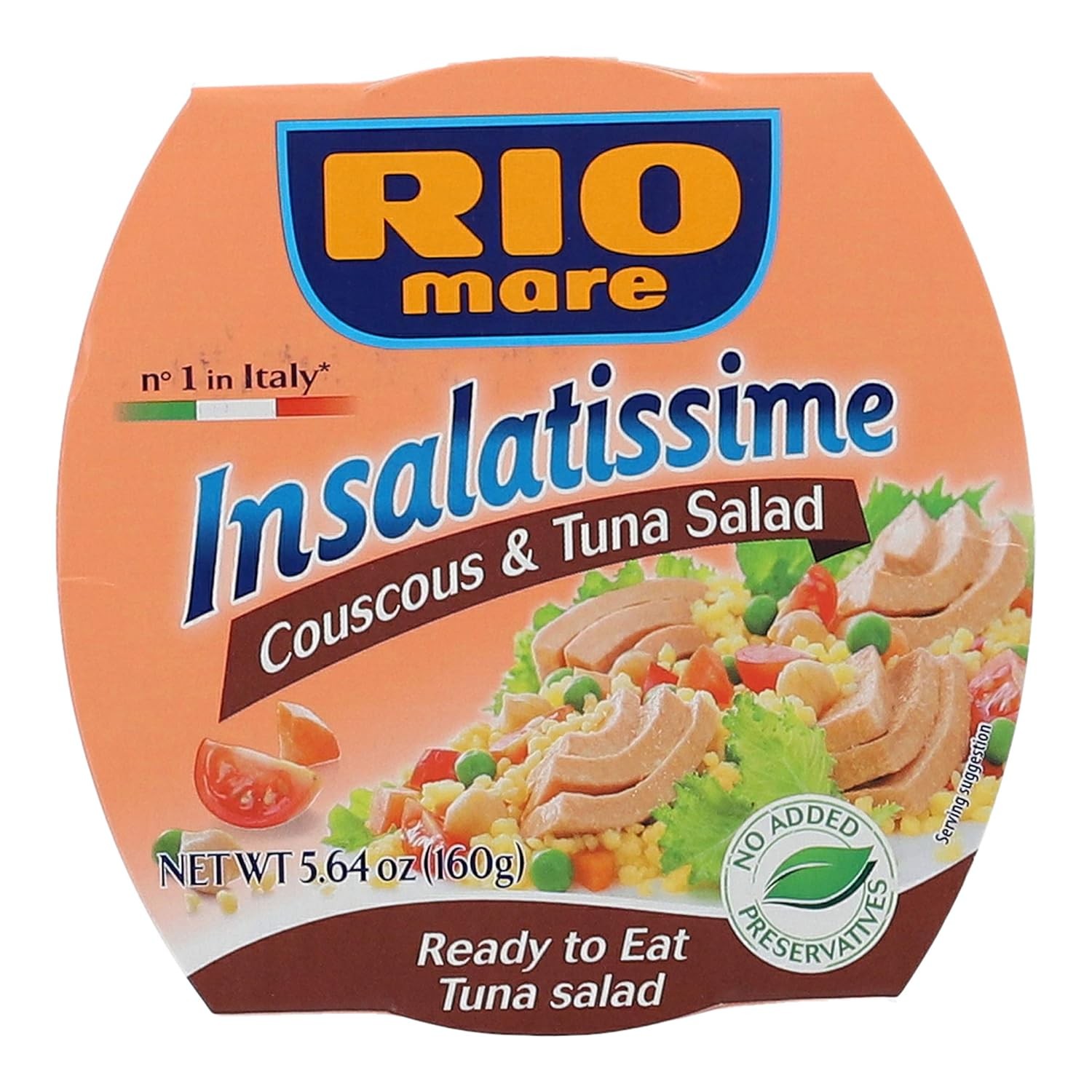 Rio Mare Insalatissima Couscous Tuna Salad Can, 50.4 Ounce, Pack of 9