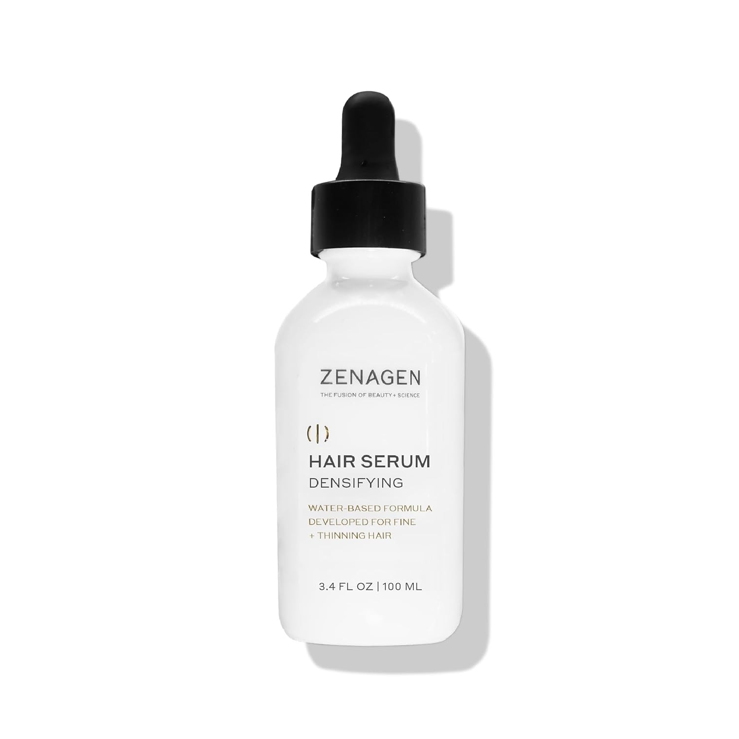 ZENAGEN Densifying Hair Serum for Fine + Thinning Hair | Boosts Hair Density, Strengthens & Nourishes Hair Follicles, Non-Greasy Water-Based Formula, Plant-Based, Vegan, All Hair Types